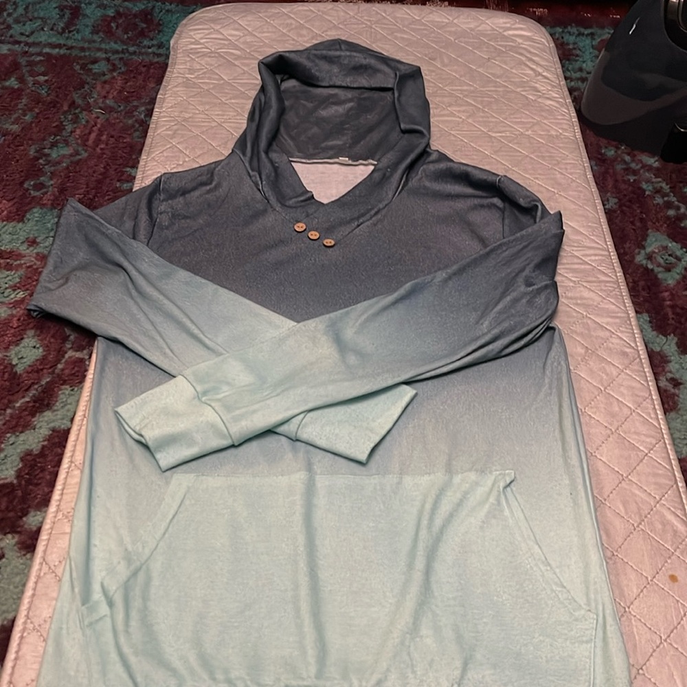 Blue hombre hoodie